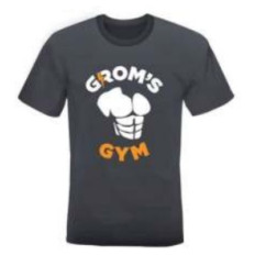 T-shirt Grom's Gym